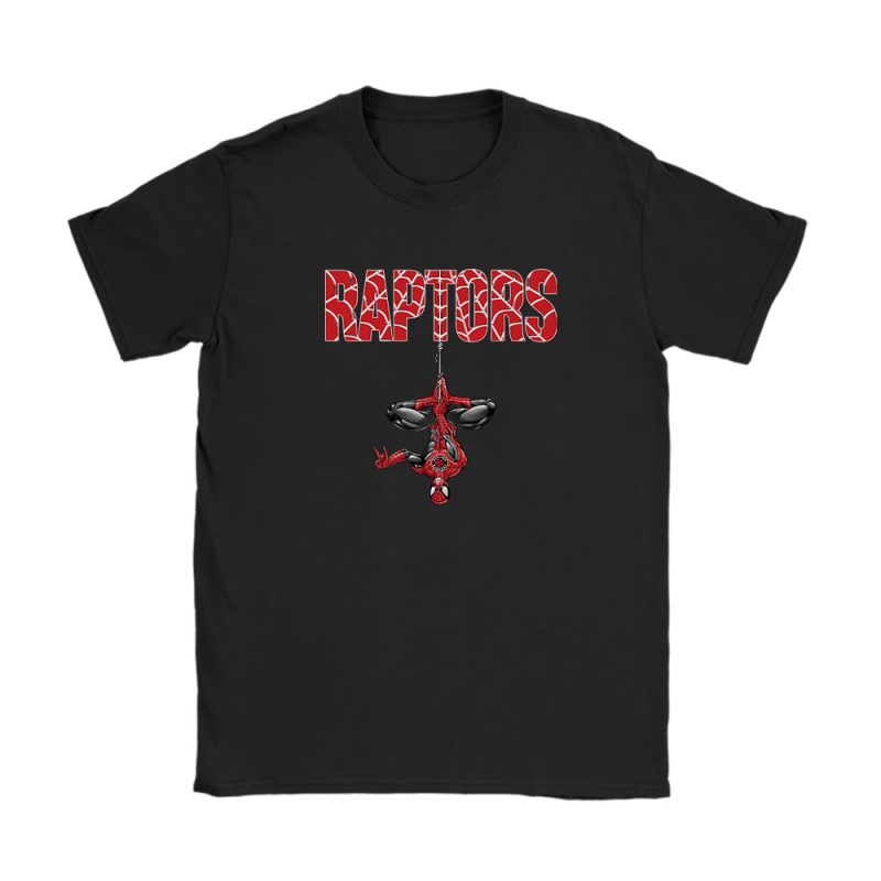 Spiderman NBA Toronto Raptors Unisex T-Shirt Cotton Tee TAT7409