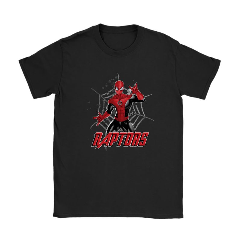 Spiderman NBA Toronto Raptors Unisex T-Shirt Cotton Tee TAT7410