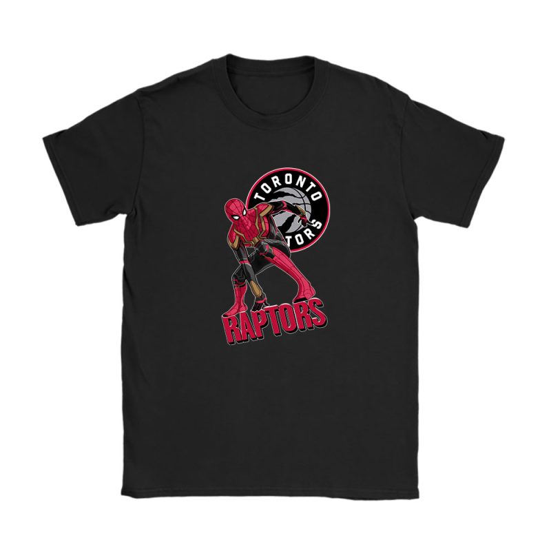 Spiderman NBA Toronto Raptors Unisex T-Shirt Cotton Tee TAT8454