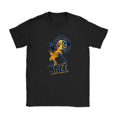 Spiderman NBA Utah Jazz Unisex T-Shirt Cotton Tee TAT8455