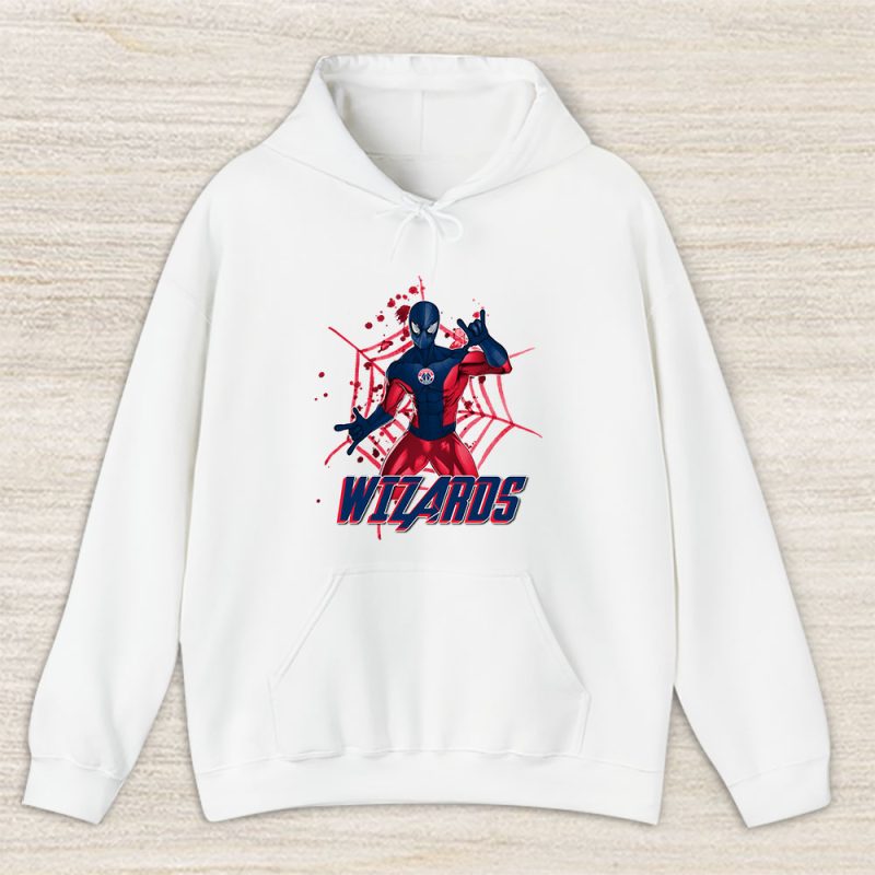 Spiderman NBA Washington Wizards Unisex Hoodie TAH7425