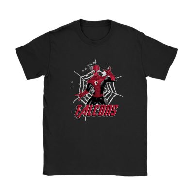 Spiderman NFL Atlanta Falcons Unisex T-Shirt Cotton Tee TAT7104