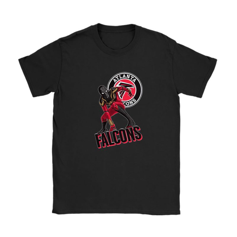 Spiderman NFL Atlanta Falcons Unisex T-Shirt Cotton Tee TAT7629