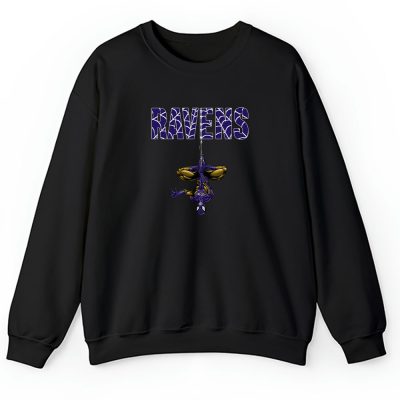 Spiderman NFL Baltimore Ravens Unisex Sweatshirt TAS7137