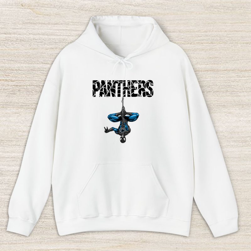 Spiderman NFL Carolina Panthers Unisex Hoodie TAH7174