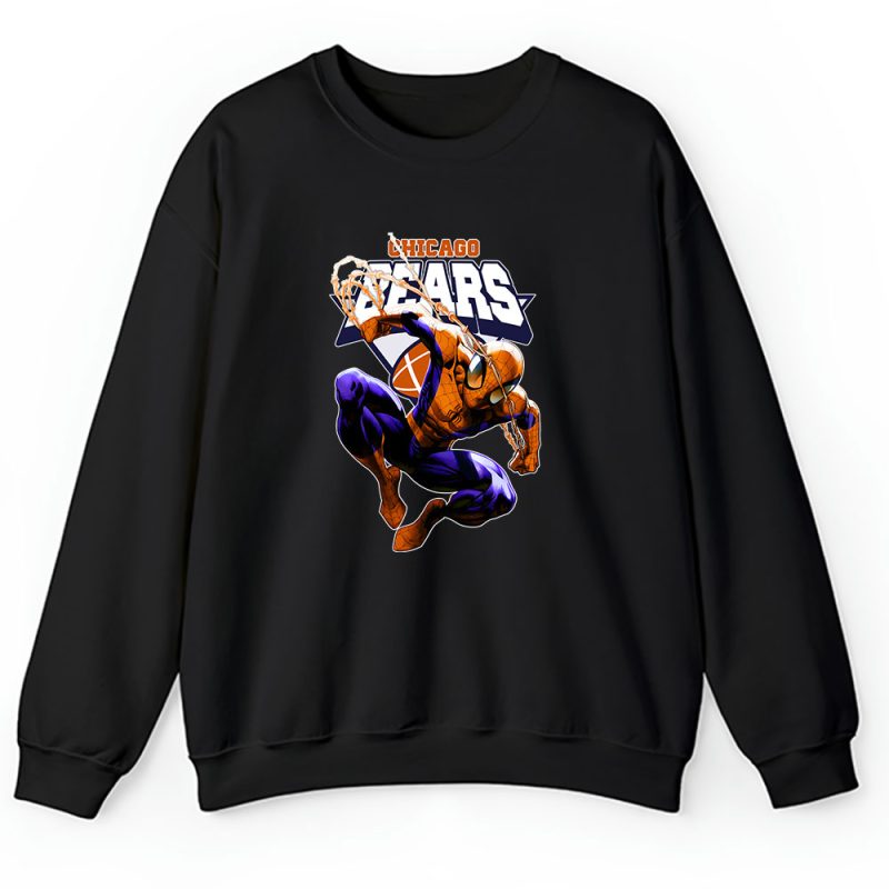 Spiderman NFL Chicago Bears Unisex Sweatshirt TAS5302