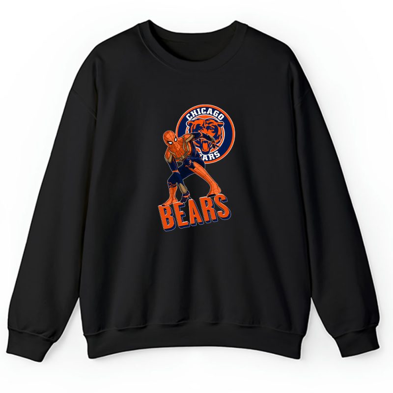 Spiderman NFL Chicago Bears Unisex Sweatshirt TAS7639