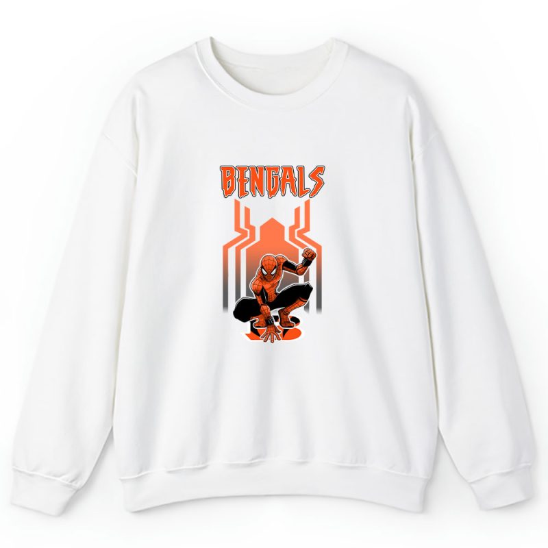 Spiderman NFL Cincinnati Bengals Brand Unisex Sweatshirt TAS6573