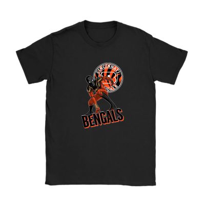 Spiderman NFL Cincinnati Bengals Unisex T-Shirt Cotton Tee TAT7641