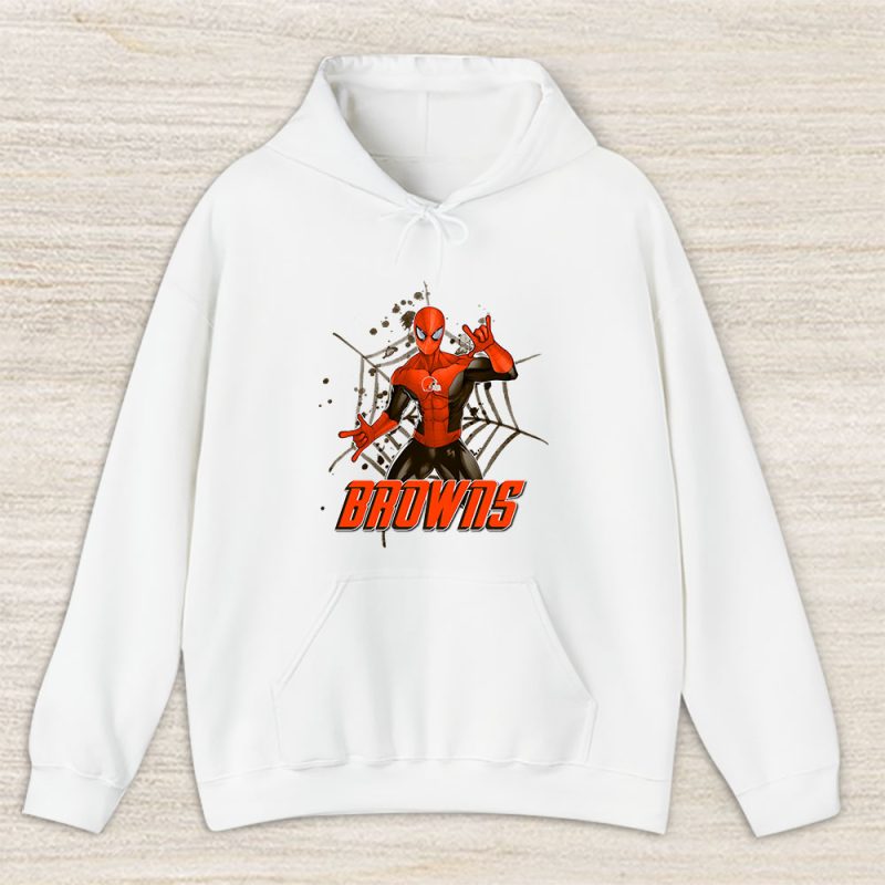 Spiderman NFL Cleveland Browns Unisex Hoodie TAH7169