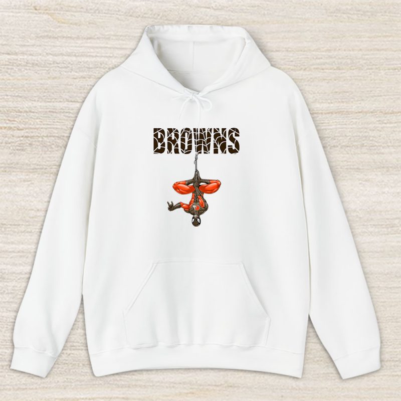 Spiderman NFL Cleveland Browns Unisex Hoodie TAH7170