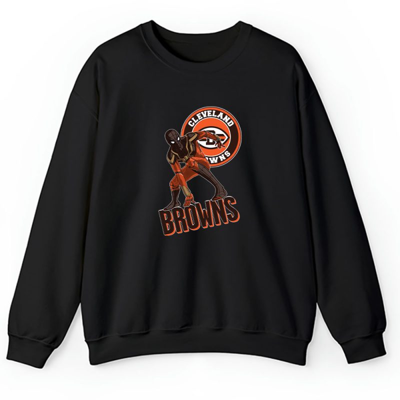 Spiderman NFL Cleveland Browns Unisex Sweatshirt TAS7645