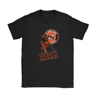 Spiderman NFL Cleveland Browns Unisex T-Shirt Cotton Tee TAT7645