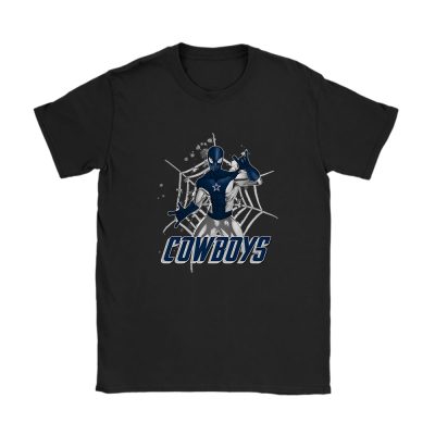 Spiderman NFL Dallas Cowboys Unisex T-Shirt Cotton Tee TAT7196