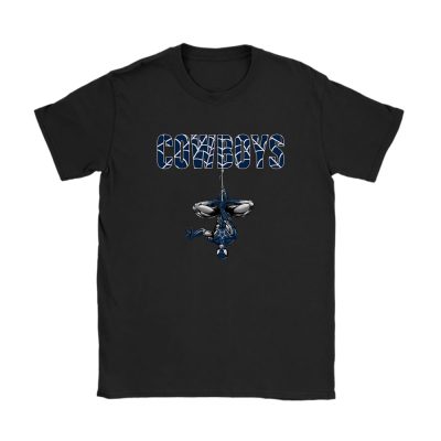 Spiderman NFL Dallas Cowboys Unisex T-Shirt Cotton Tee TAT7197