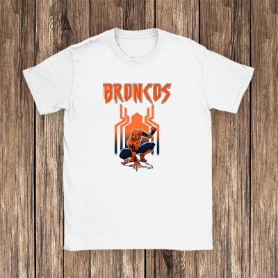 Spiderman NFL Denver Broncos Brand Unisex T-Shirt Cotton Tee TAT6576