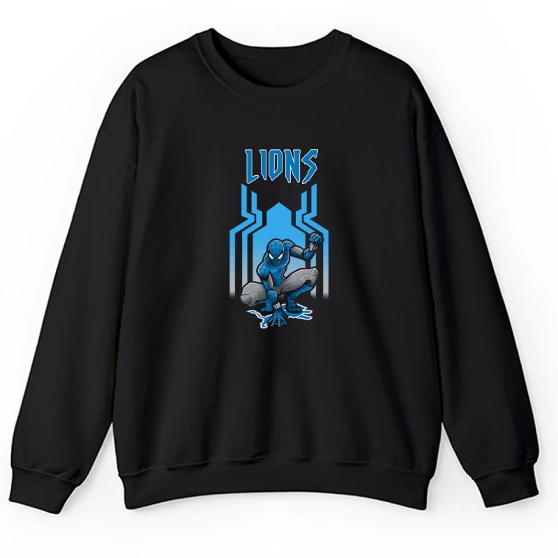 Spiderman NFL Detroit Lions Brand Unisex Sweatshirt TAS6578