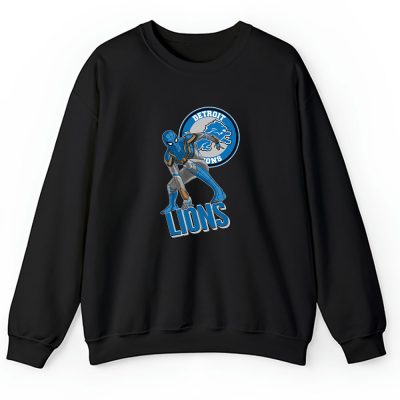 Spiderman NFL Detroit Lions Unisex Sweatshirt TAS7653