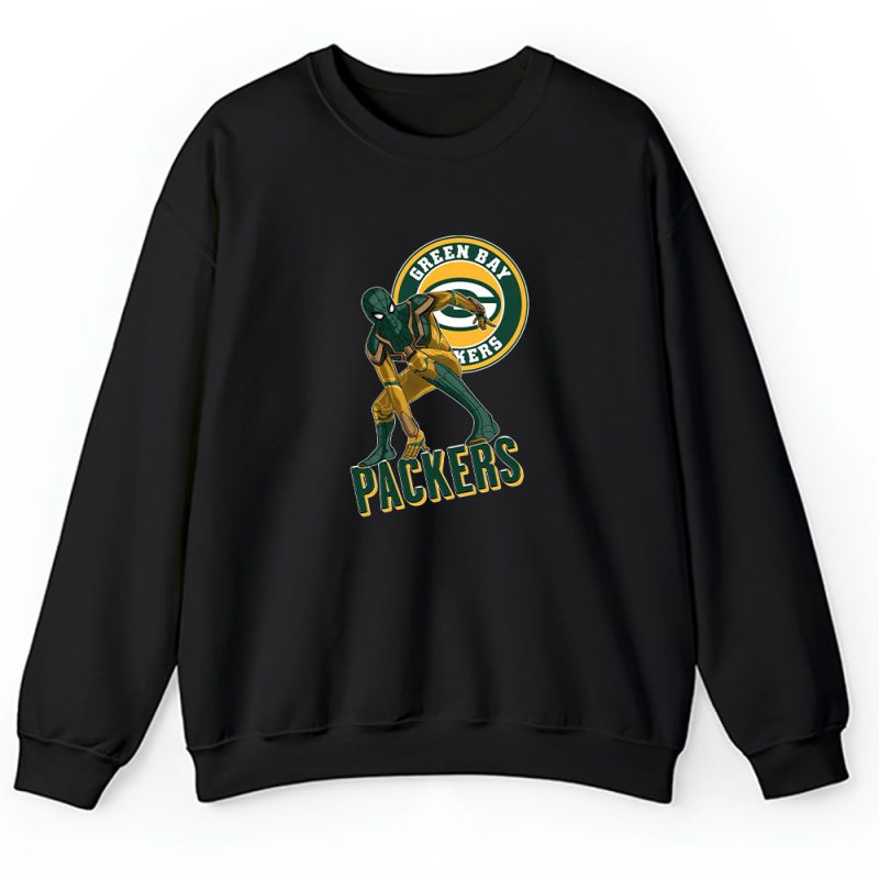 Spiderman NFL Green Bay Packers Unisex Sweatshirt TAS7661