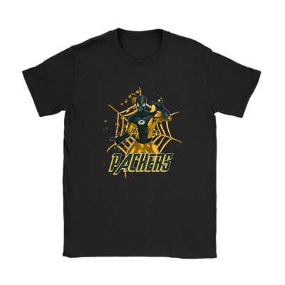 Spiderman NFL Green Bay Packers Unisex T-Shirt Cotton Tee TAT7223