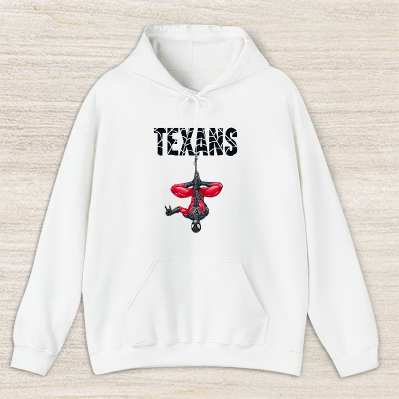 Spiderman NFL Houston Texans Unisex Hoodie TAH7234