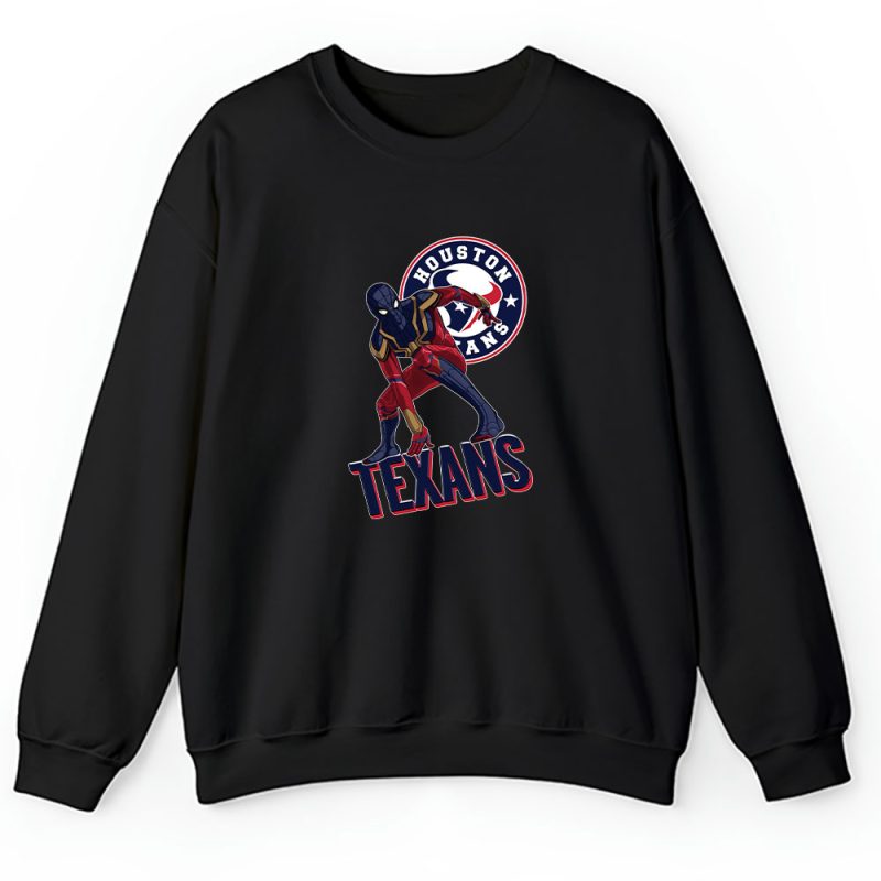 Spiderman NFL Houston Texans Unisex Sweatshirt TAS7662