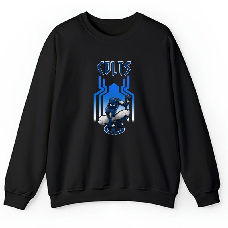 Spiderman NFL Indianapolis Colts Brand Unisex Sweatshirt TAS6581