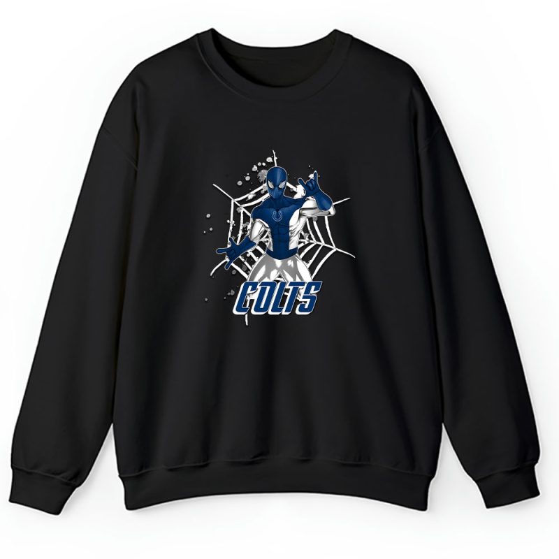 Spiderman NFL Indianapolis Colts Unisex Sweatshirt TAS7235