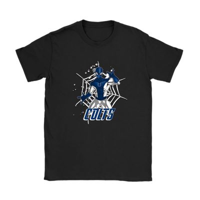 Spiderman NFL Indianapolis Colts Unisex T-Shirt Cotton Tee TAT7235