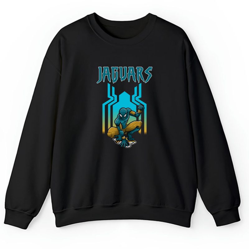 Spiderman NFL Jacksonville Jaguars Brand Unisex Sweatshirt TAS6582