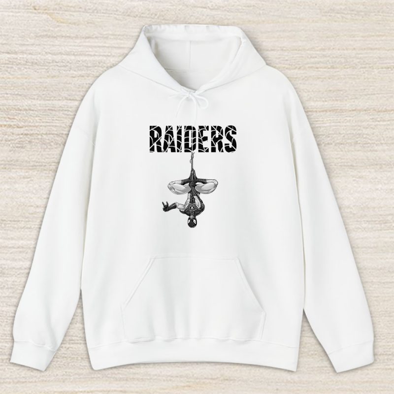 Spiderman NFL Las Vegas Raiders Unisex Hoodie TAH7262