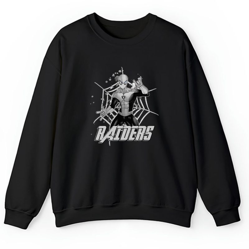 Spiderman NFL Las Vegas Raiders Unisex Sweatshirt TAS7261