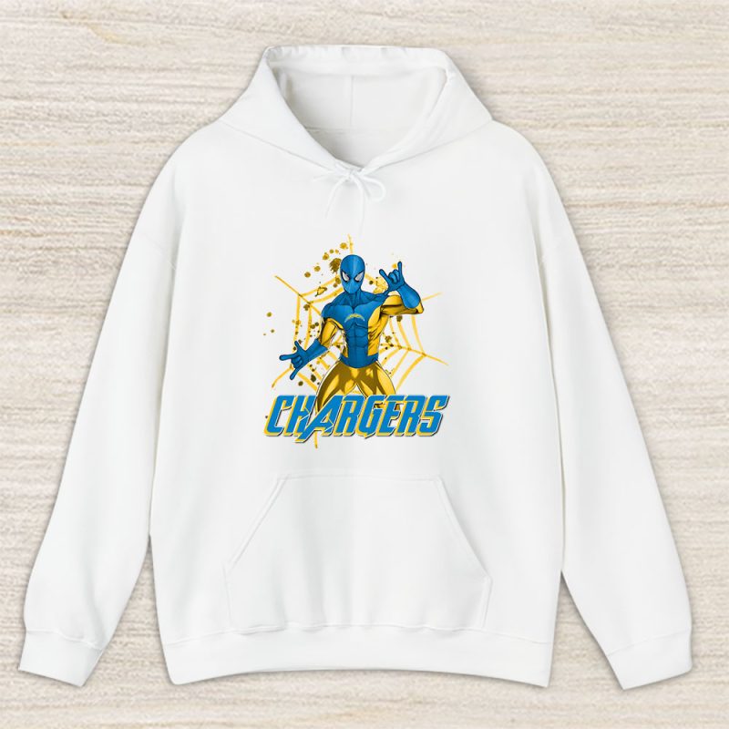 Spiderman NFL Los Angeles Chargers Unisex Hoodie TAH7253