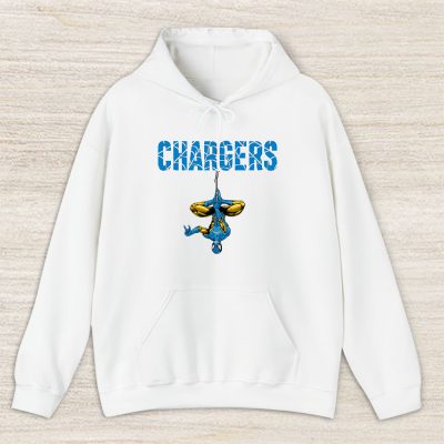 Spiderman NFL Los Angeles Chargers Unisex Hoodie TAH7254