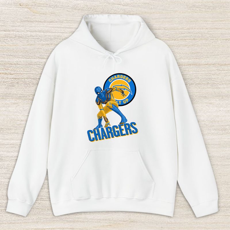 Spiderman NFL Los Angeles Chargers Unisex Hoodie TAH7668