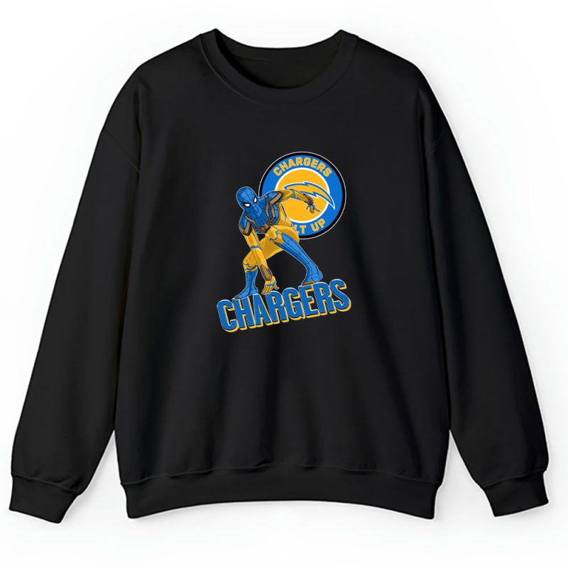 Spiderman NFL Los Angeles Chargers Unisex Sweatshirt TAS7668