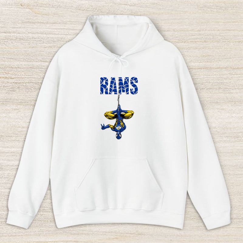 Spiderman NFL Los Angeles Rams Unisex Hoodie TAH7041