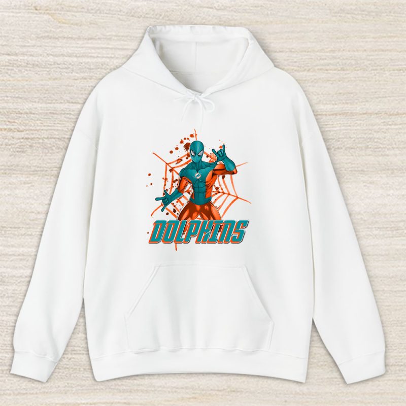 Spiderman NFL Miami Dolphins Unisex Hoodie TAH7286