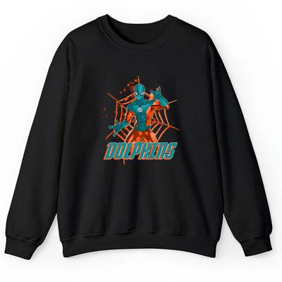 Spiderman NFL Miami Dolphins Unisex Sweatshirt TAS7286