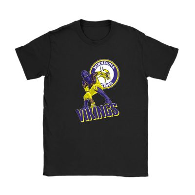 Spiderman NFL Minnesota Vikings Unisex T-Shirt Cotton Tee TAT7676