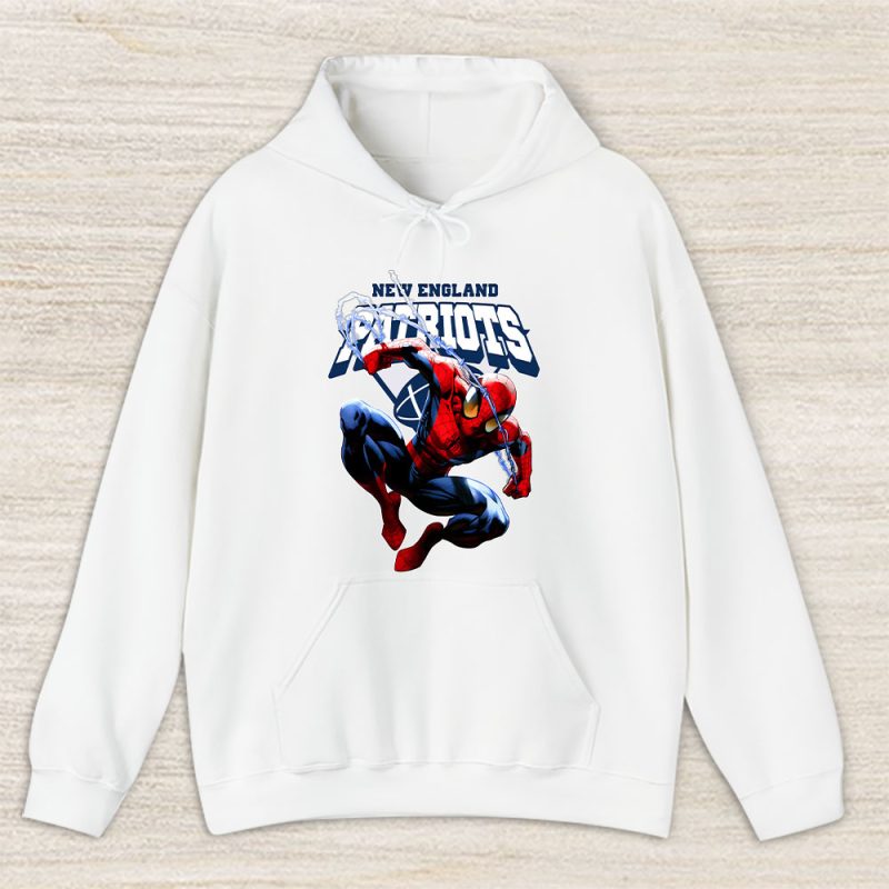 Spiderman NFL New England Patriots Unisex Hoodie TAH5331