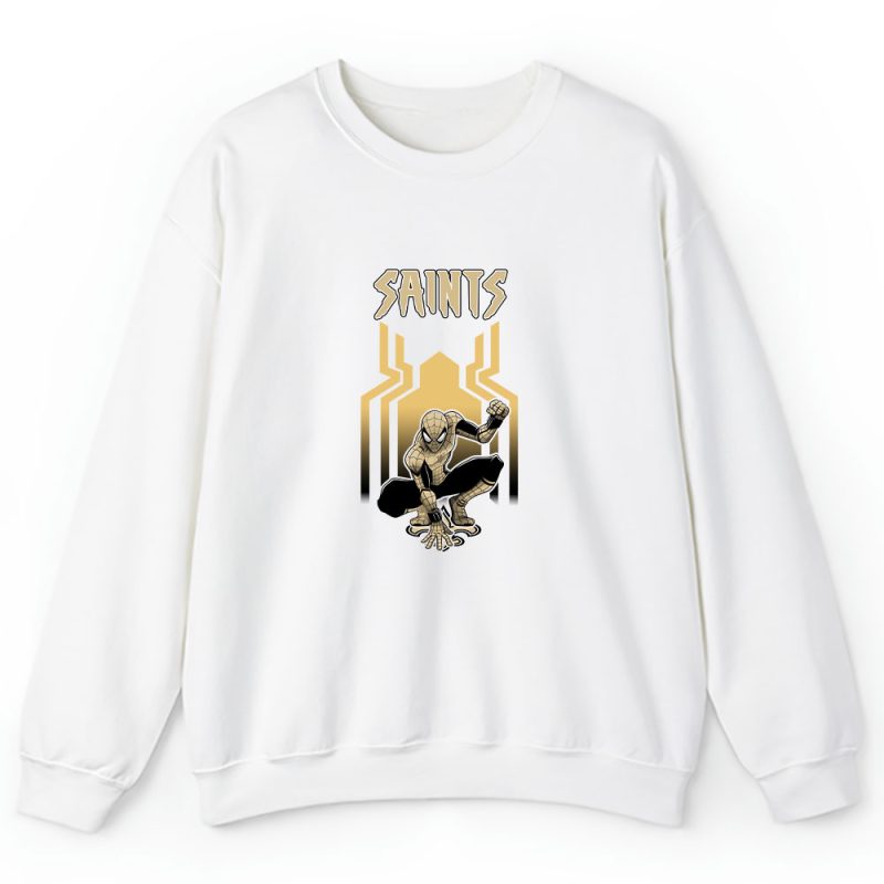 Spiderman NFL New Orleans Saints Brand Unisex Sweatshirt TAS6592