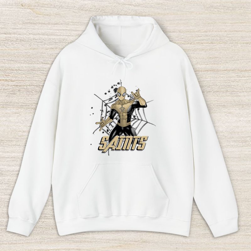 Spiderman NFL New Orleans Saints Unisex Hoodie TAH7322