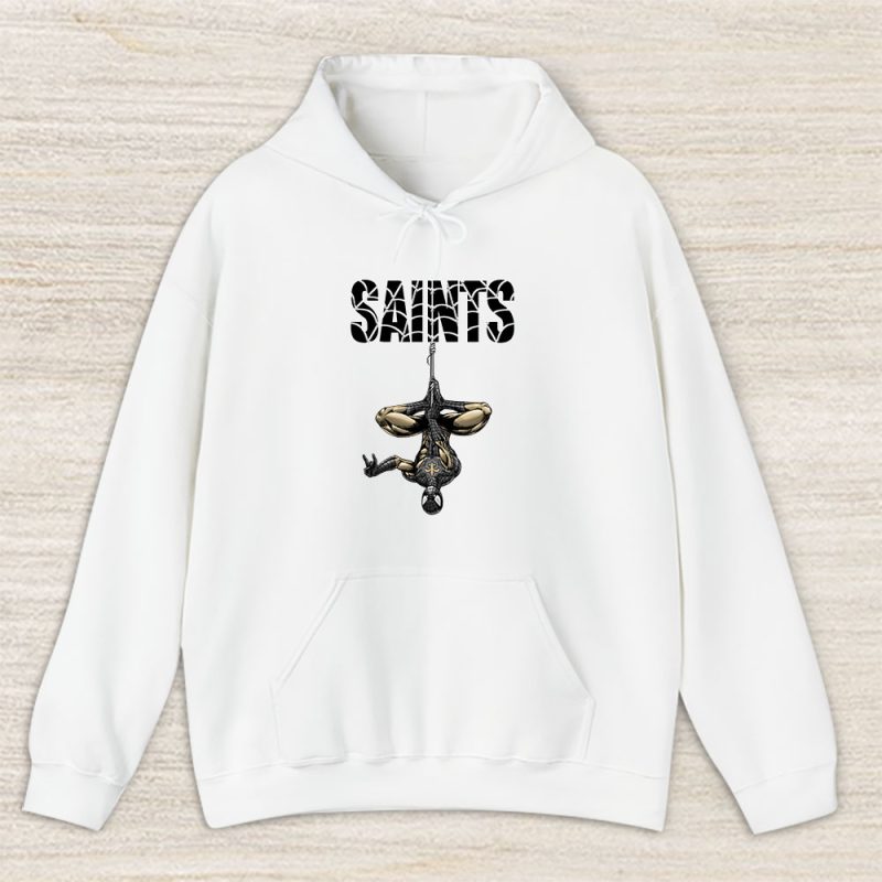 Spiderman NFL New Orleans Saints Unisex Hoodie TAH7323