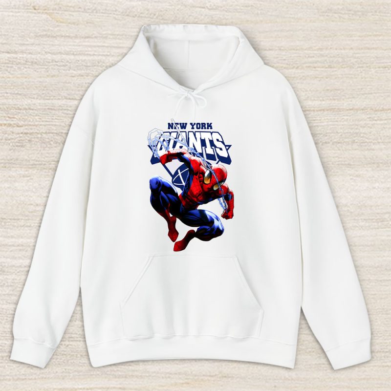 Spiderman NFL New York Giants Unisex Hoodie TAH5328
