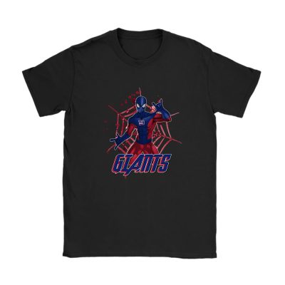 Spiderman NFL New York Giants Unisex T-Shirt Cotton Tee TAT7305