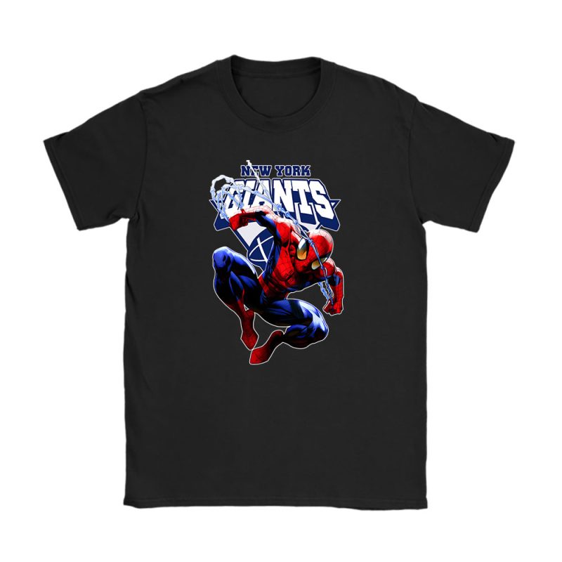 Spiderman NFL New York Giants Unisex T-Shirt TAT5328