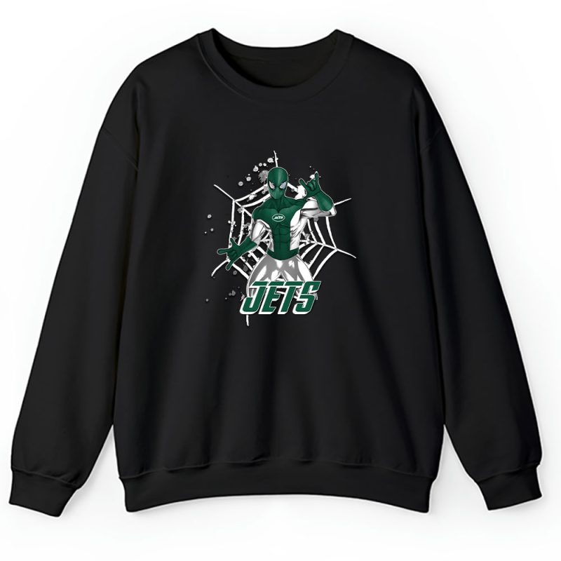 Spiderman NFL New York Jets Unisex Sweatshirt TAS7308