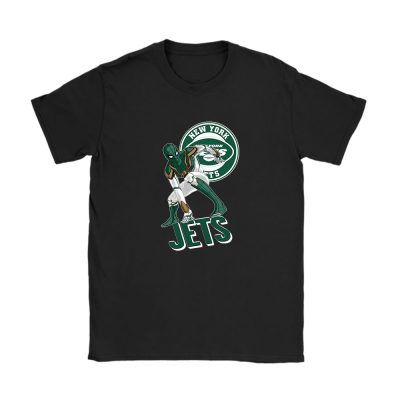 Spiderman NFL New York Jets Unisex T-Shirt Cotton Tee TAT7681