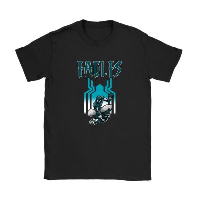 Spiderman NFL Philadelphia Eagles Brand Unisex T-Shirt Cotton Tee TAT6593